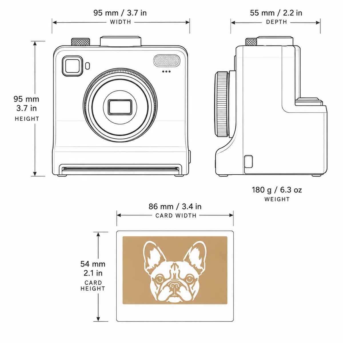 BeanPrint Coffee Photo Printer + 12 Stencil Set