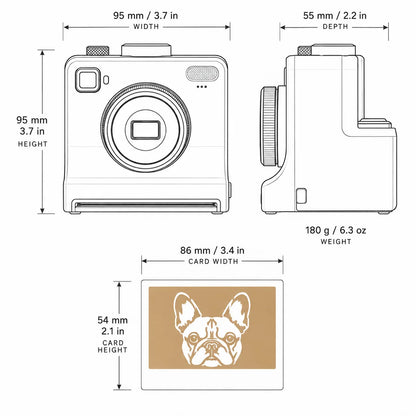 BeanPrint Coffee Photo Printer + 12 Stencil Set